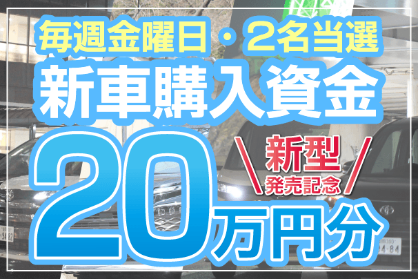 トヨタカローラ岩手新型発売記念20万円購入資金キャンペーン