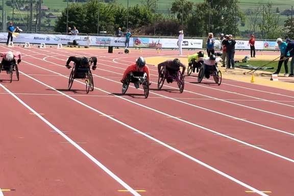 小野寺萌恵選手パラ陸上スイスGP100m202505