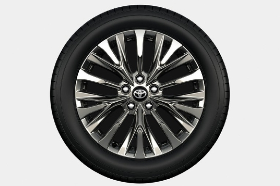 225/55Ｒ19タイヤ＆19×7Jアルミホイール（シルバースパッタリング塗装）［プラグインハイブリッド車に標準装備］