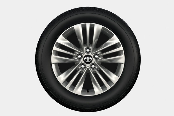 225/60R18タイヤ＆18×7Jアルミホイール（ハイパークロームメタリック塗装）［Zに標準装備