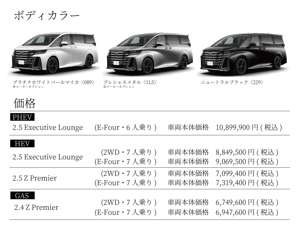 新型アルファード×ヴェルファイア特集【トヨタカローラ岩手】 | トヨタ 